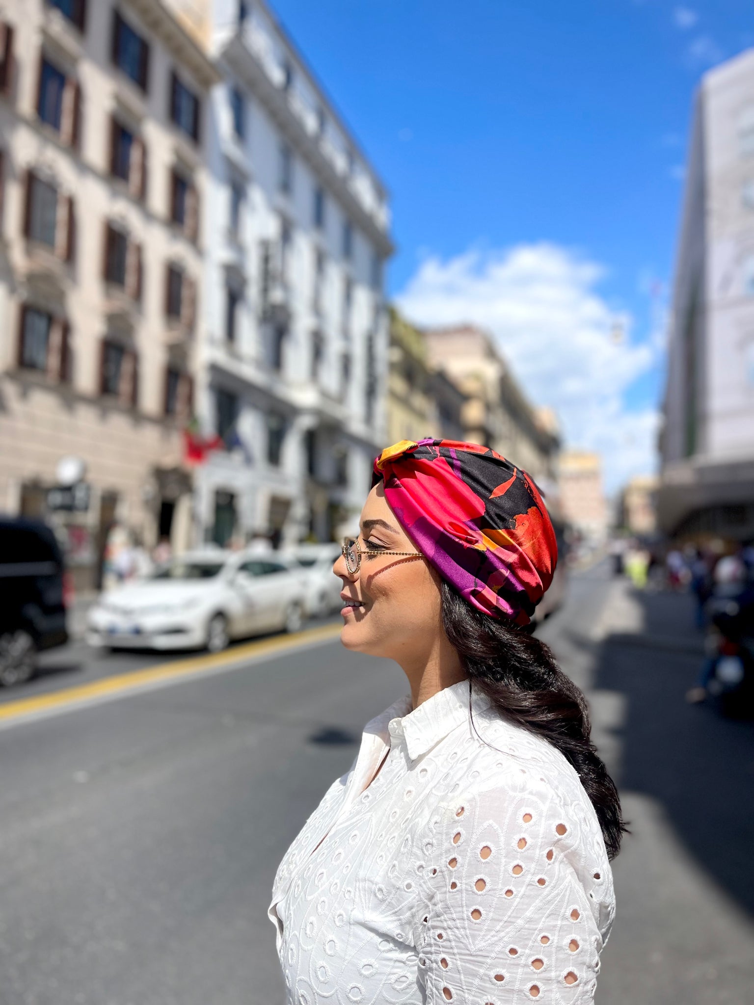 Sunset pop turban